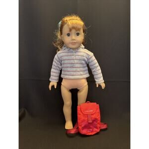 American Girl School Day Outfit Sweatshirt Hoodie & Backpack Daypack-No Doll